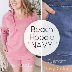 05.20 EN ROUTE Vintage Wash Beach Hoodie - Nautical Navy