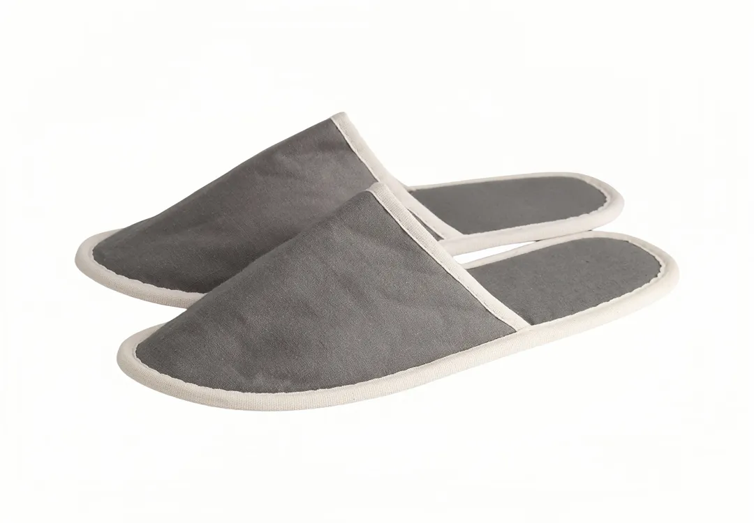 6 / 18 Pairs Hotel Guest Slippers Cork Sole – No Plastic, Environmentally Friendly Material