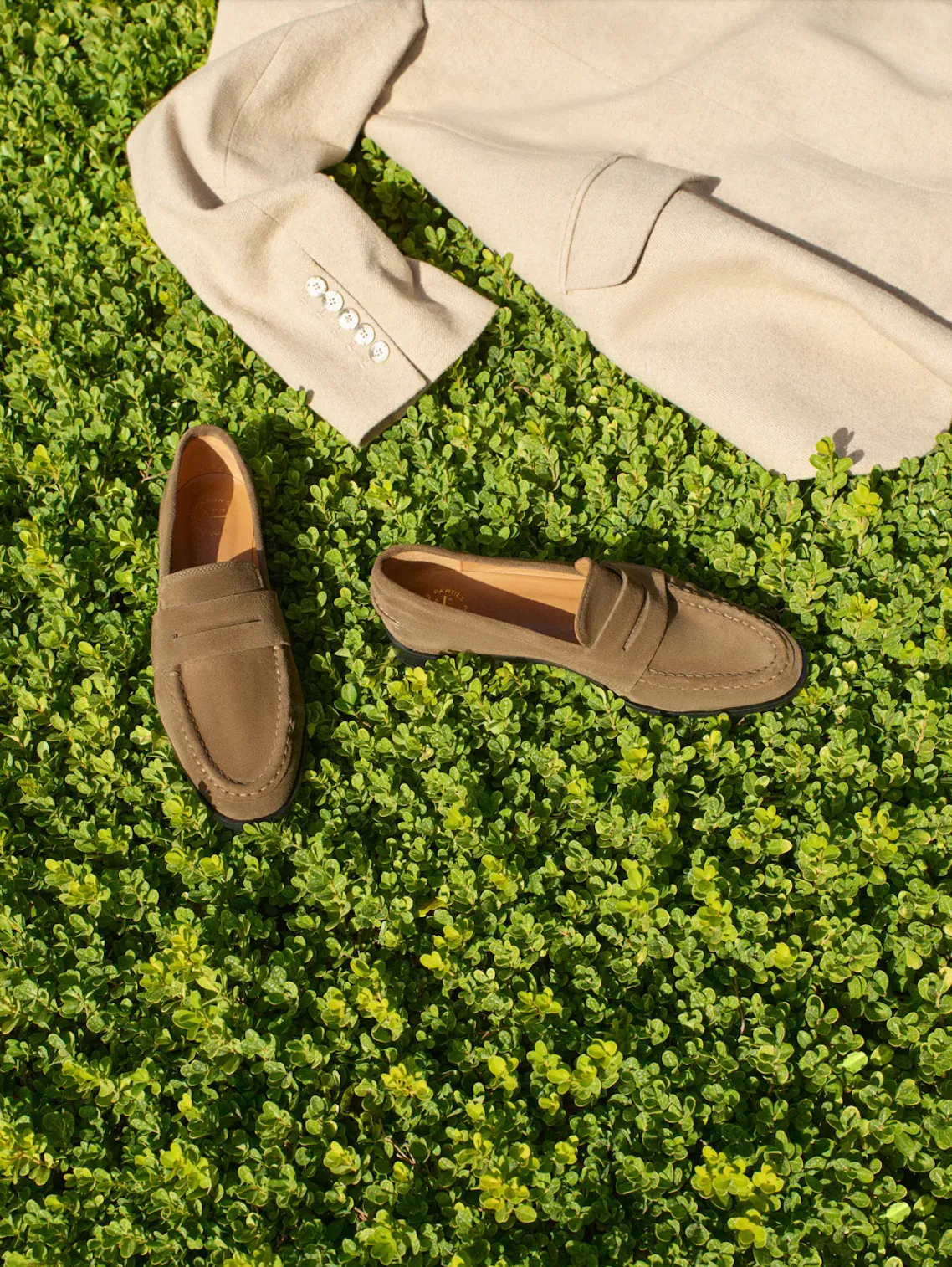 Airola Khaki Brown Suede