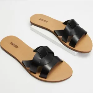 Anacapri Leather Slide