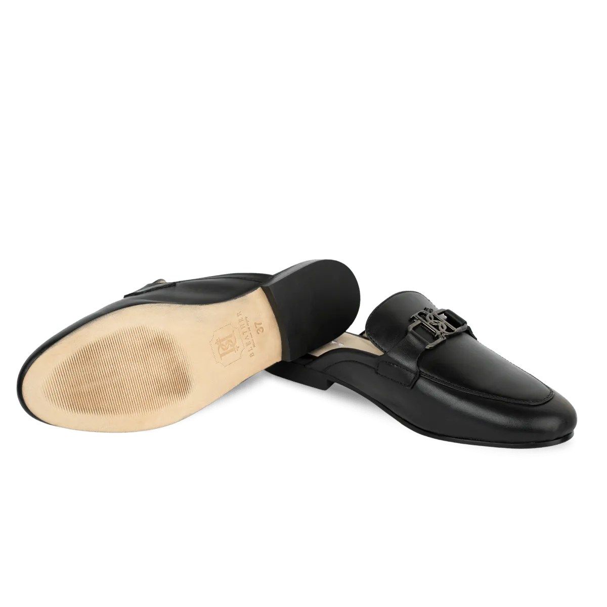 Aurora: Mules Femmes - Cuir Noir