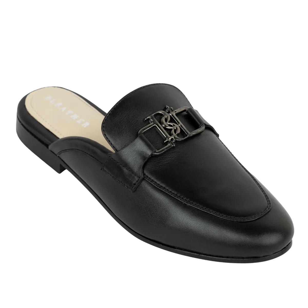 Aurora: Mules Femmes - Cuir Noir