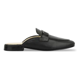 Aurora: Mules Femmes - Cuir Noir