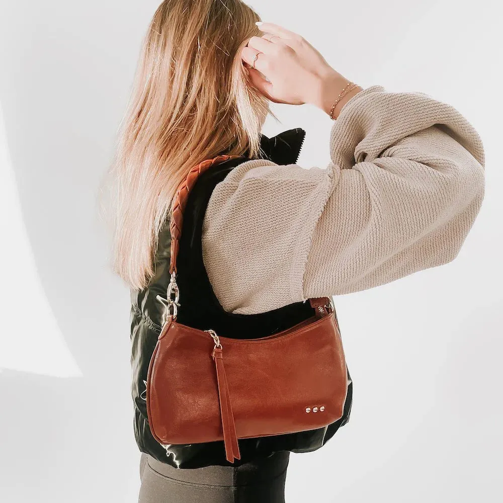 Brynlee Braided Vegan Crossbody & Shoulder Bag ( colors)