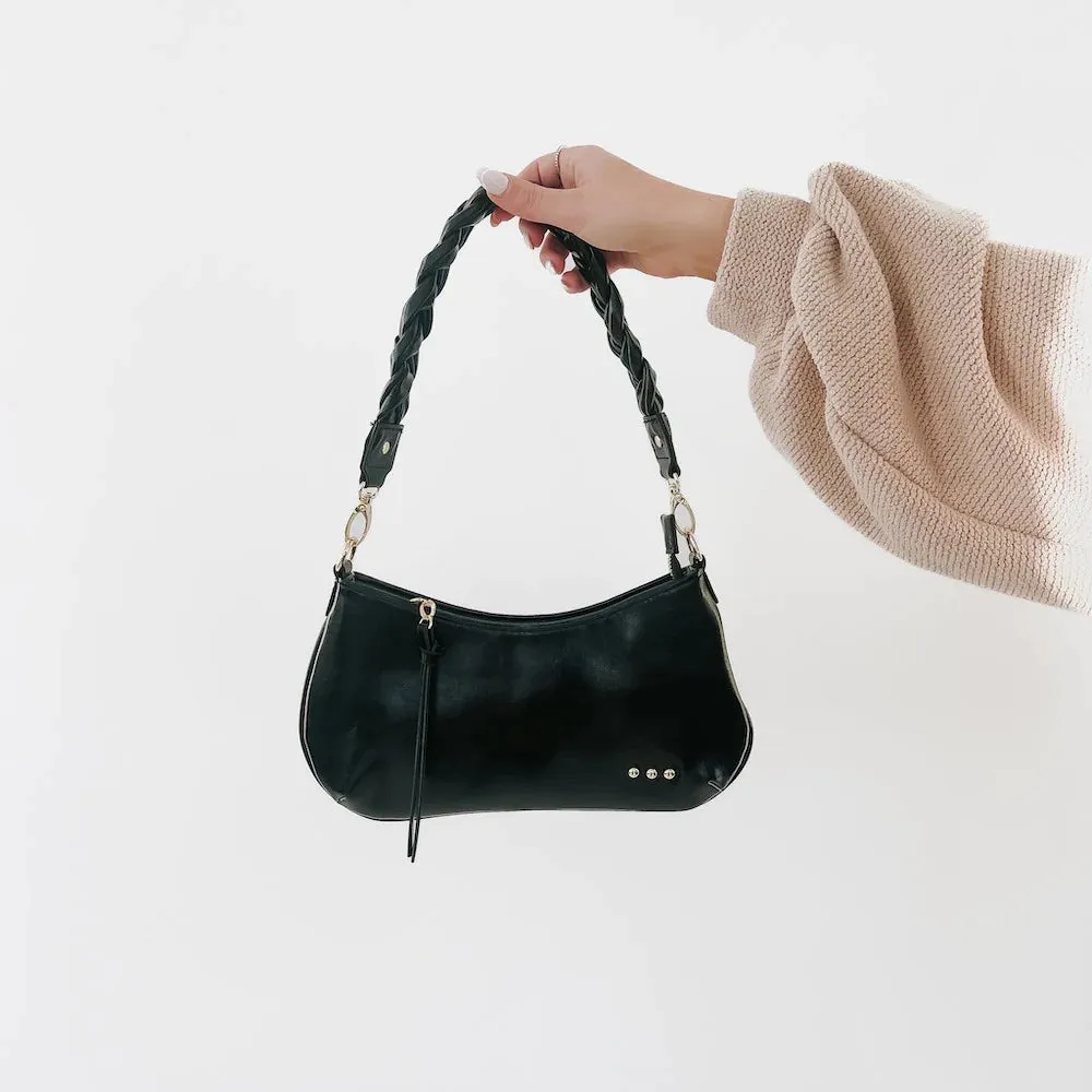 Brynlee Braided Vegan Crossbody & Shoulder Bag ( colors)