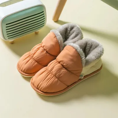 Casual Comfortable Warms Non-slip Water-resistant Snow Slippers