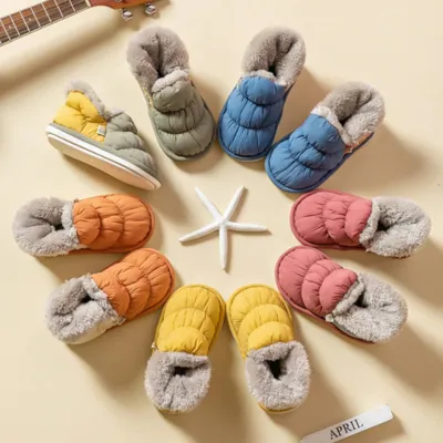 Casual Comfortable Warms Non-slip Water-resistant Snow Slippers