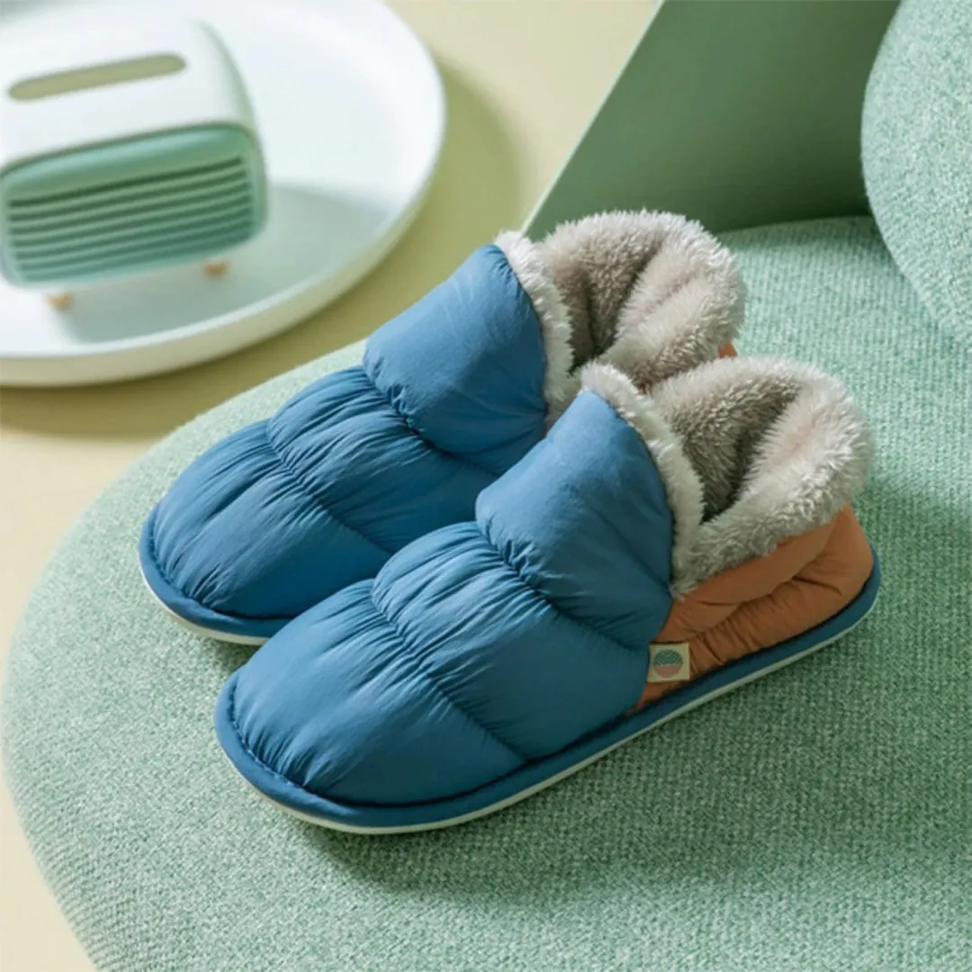 Casual Comfortable Warms Non-slip Water-resistant Snow Slippers