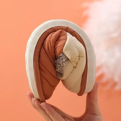 Casual Comfortable Warms Non-slip Water-resistant Snow Slippers