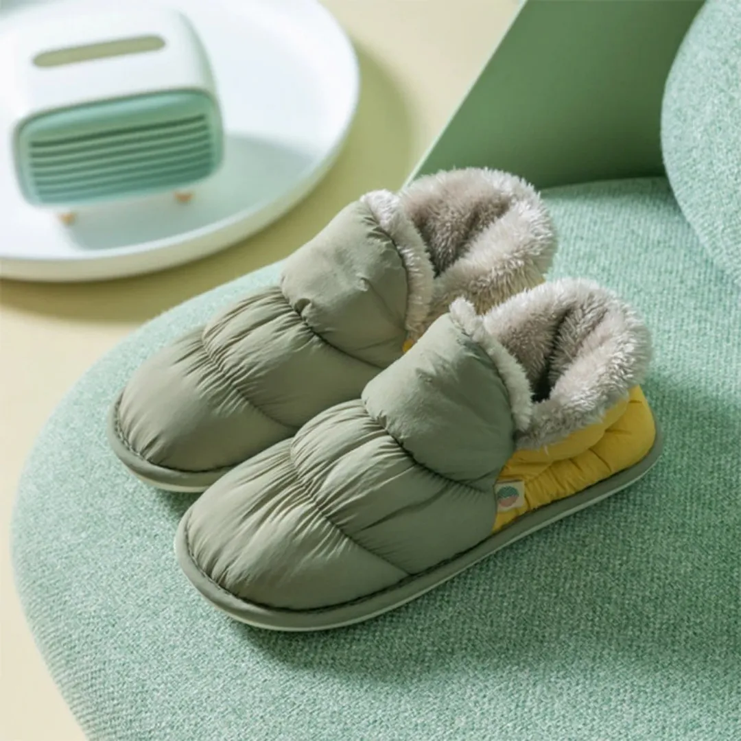 Casual Comfortable Warms Non-slip Water-resistant Snow Slippers