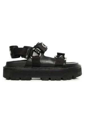 Celine Size 36.5 Logo Strap Chunky Dad Sandals