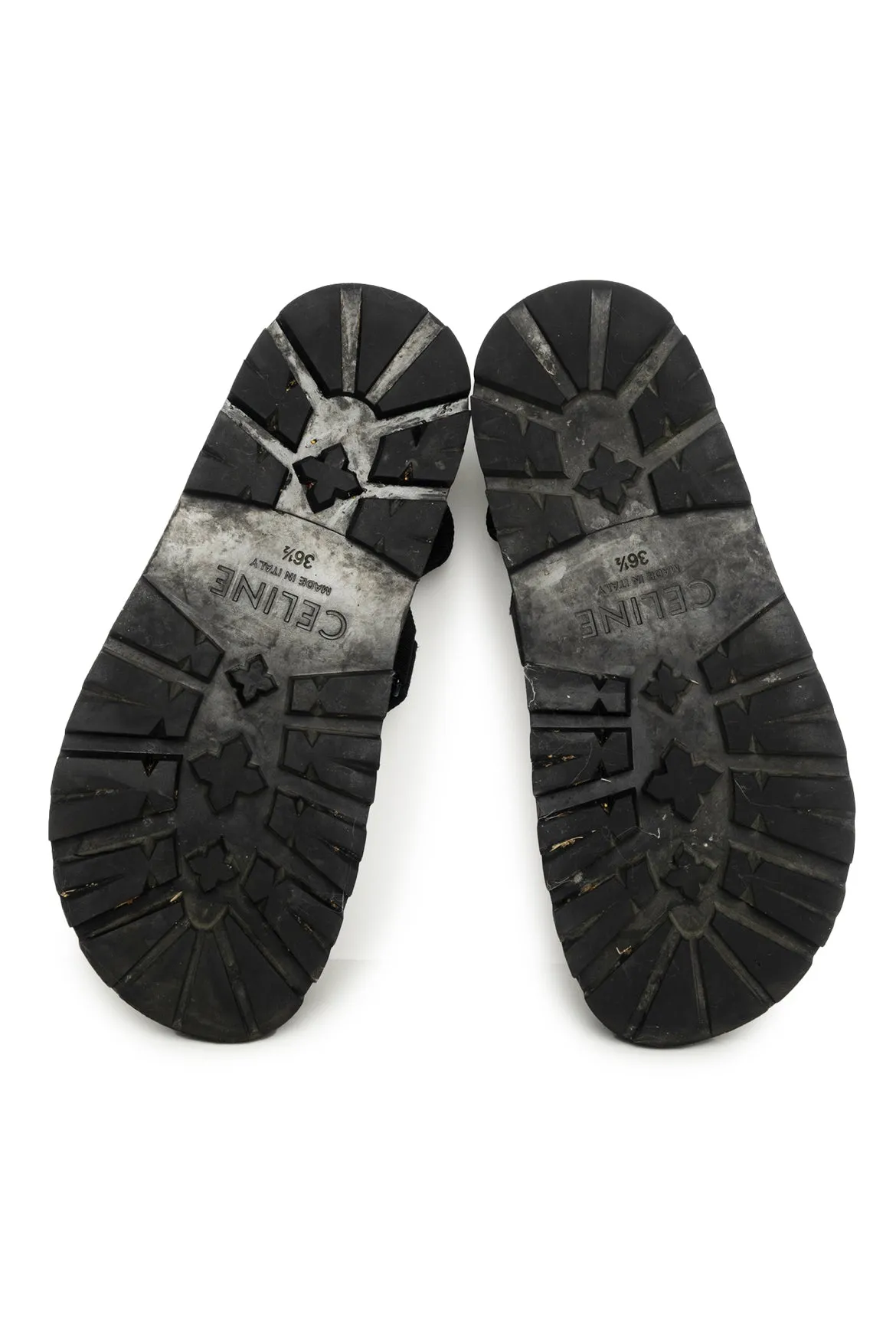 Celine Size 36.5 Logo Strap Chunky Dad Sandals