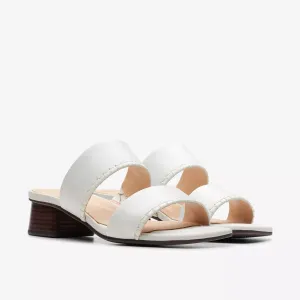 Clarks: Serina Mule in Off White