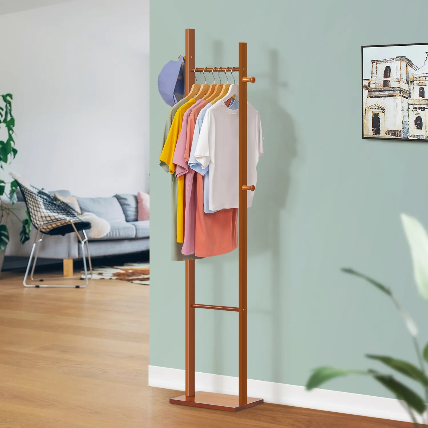 Coat Tree Stand - H Frame