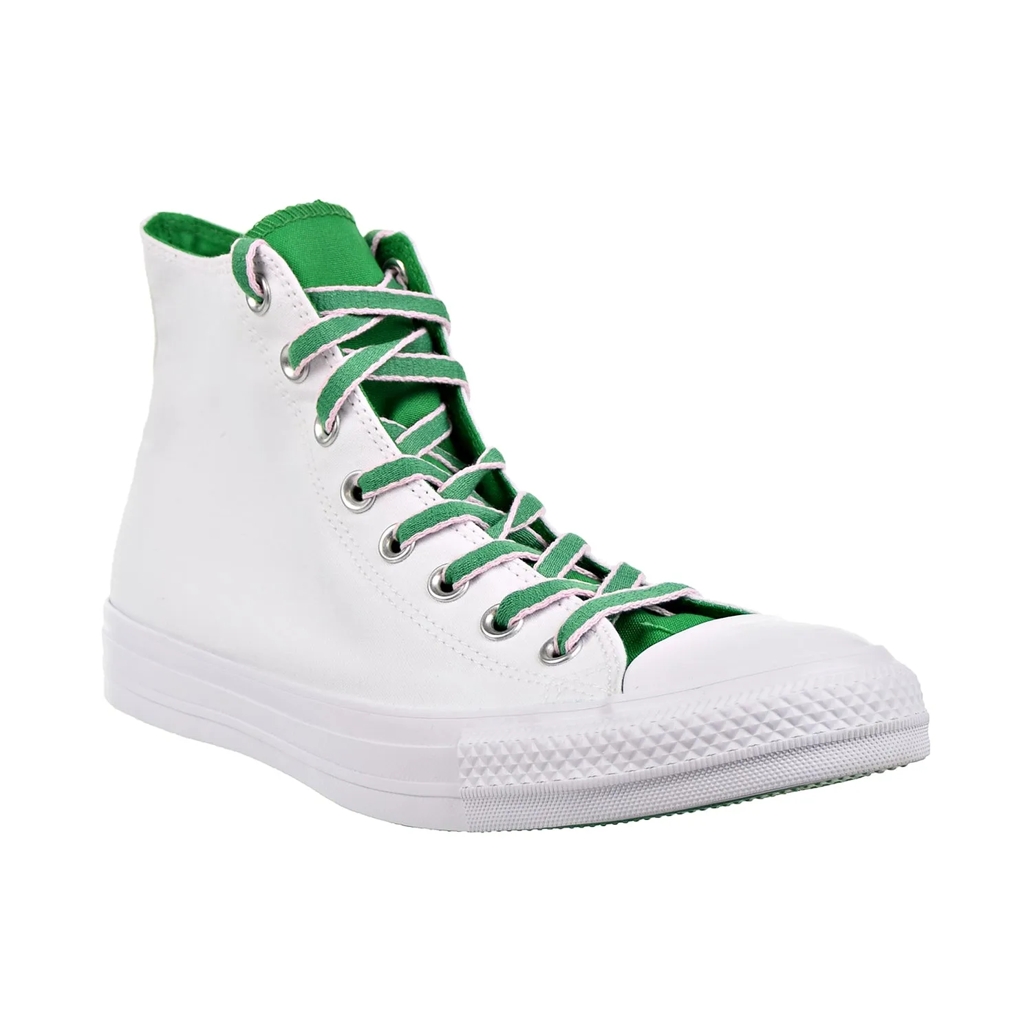 Converse Chuck Taylor All Star Hi Men's Shoes White/Green/Cherry Blossom