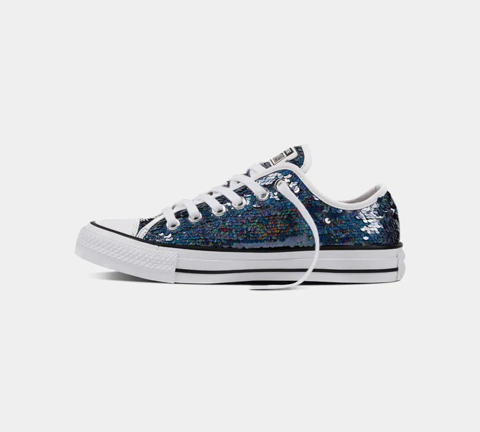 CONVERSE CTAS OX 553437C GUNMETAL/WHITE/BLACK WOUK