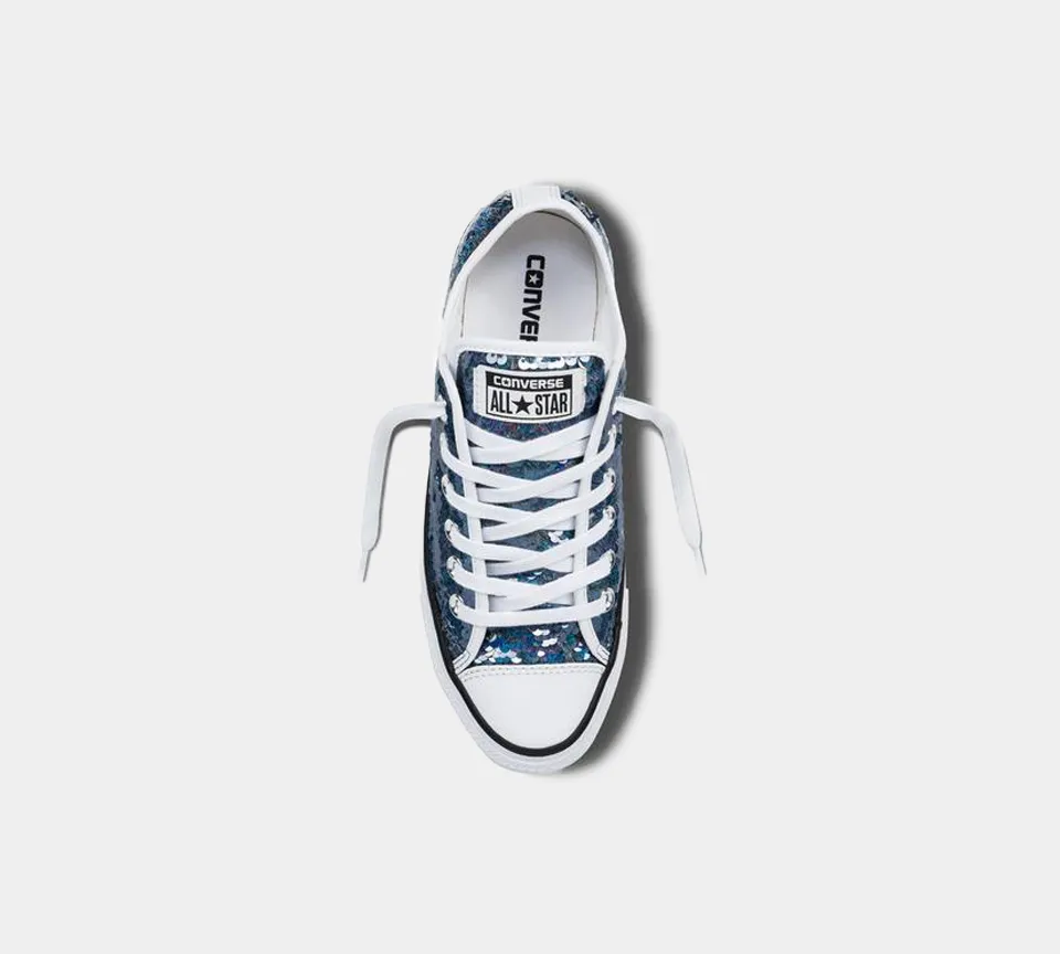 CONVERSE CTAS OX 553437C GUNMETAL/WHITE/BLACK WOUK