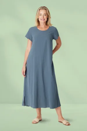 Cordelia St Pretty Woman Upcycle Dress Navy