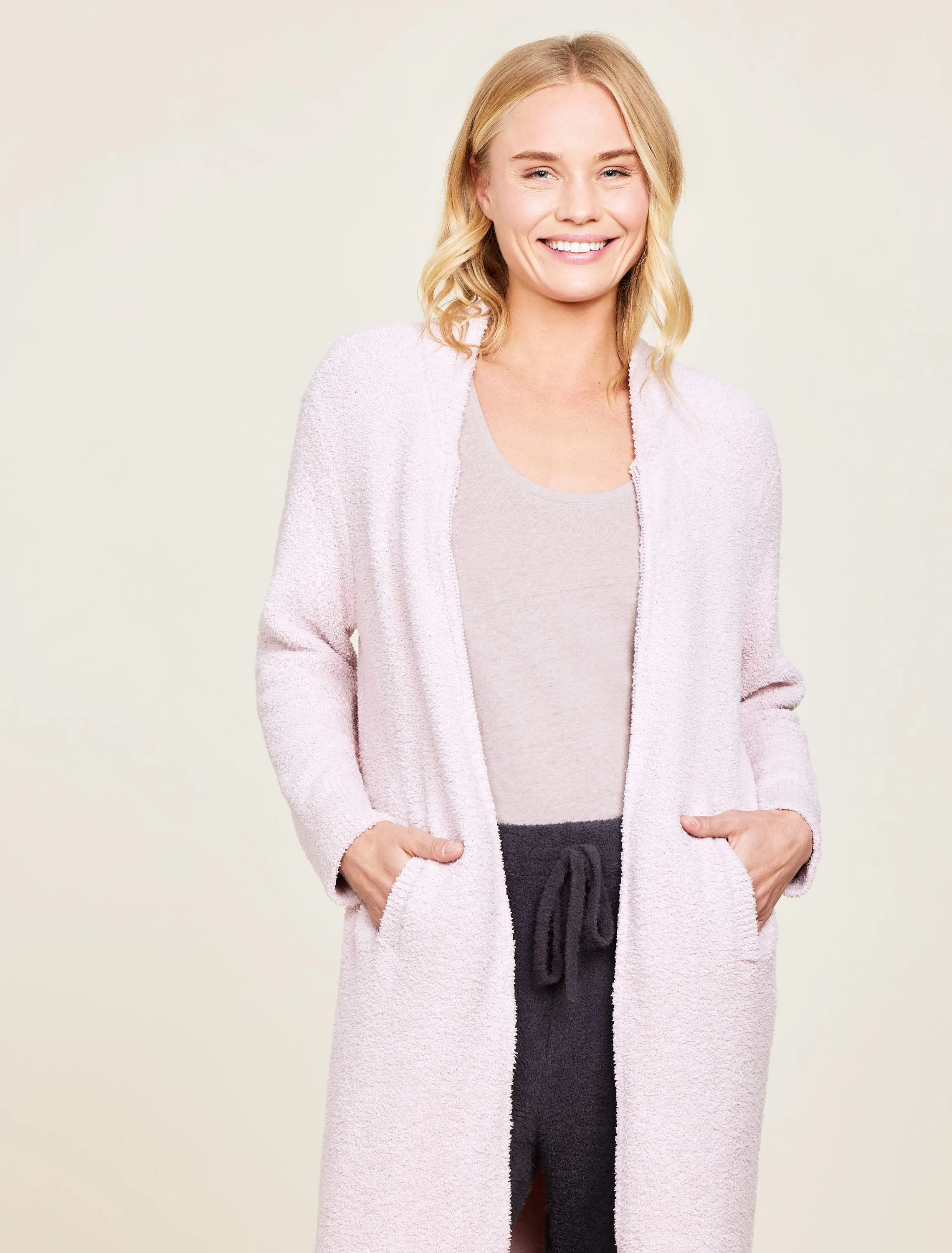 CozyChic® Full Zip V-neck Lounger