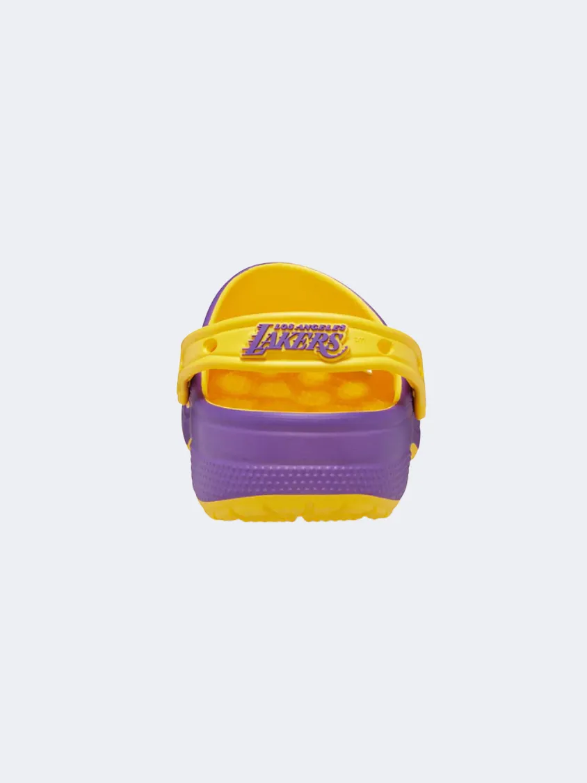 Crocs Los Angeles Lakers Clog Men Lifestyle Slippers Sunflower