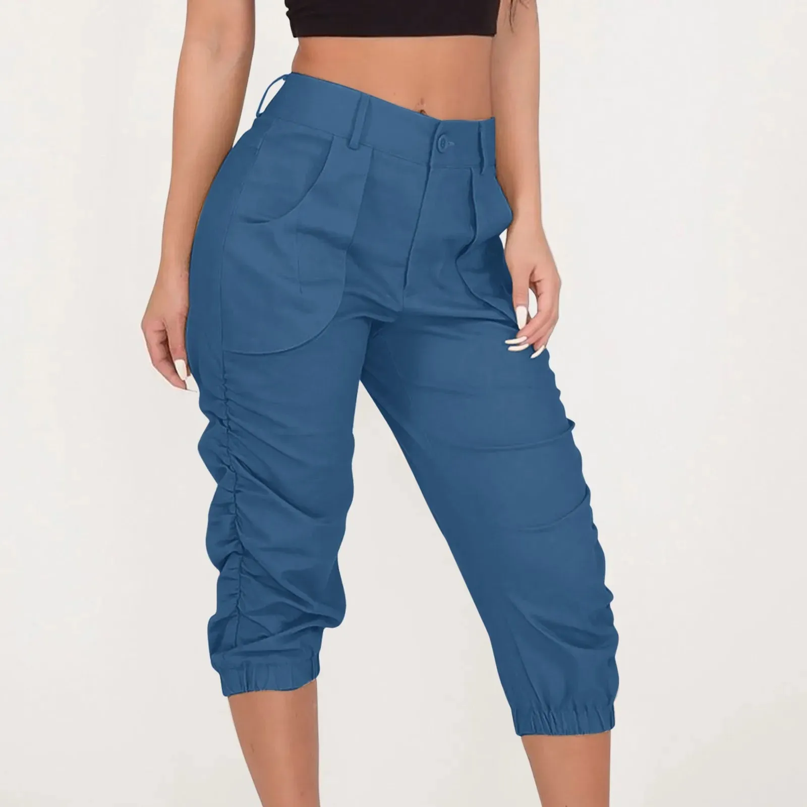 Cropped Cargo Pants