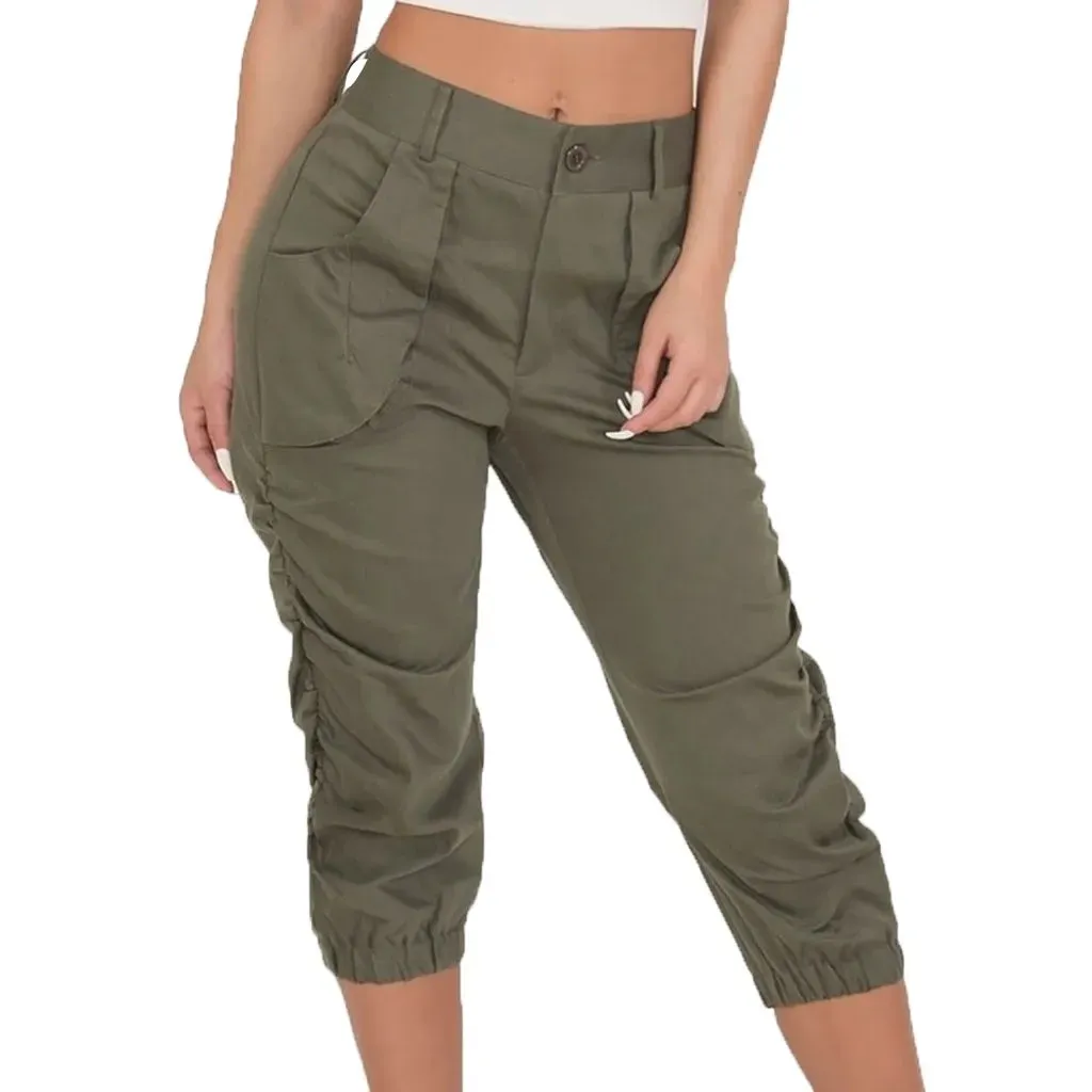 Cropped Cargo Pants