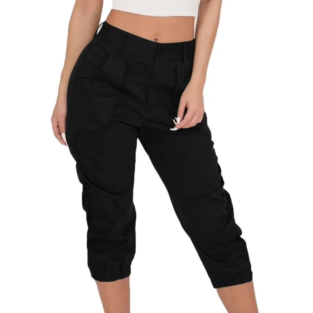 Cropped Cargo Pants