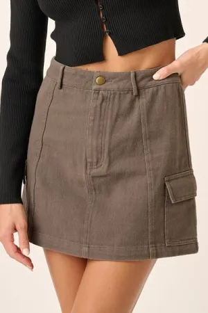 Destiny Cargo Mini Skirt