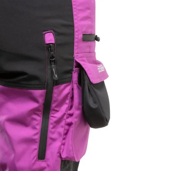 Dog Handler Pants XENA for women, black/violett