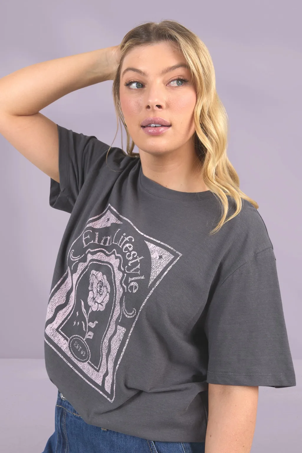 Elm Accolade Tee Charcoal