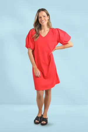 Elm Joy Dress Bittersweet Red