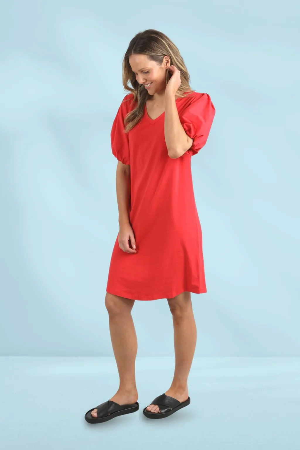 Elm Joy Dress Bittersweet Red