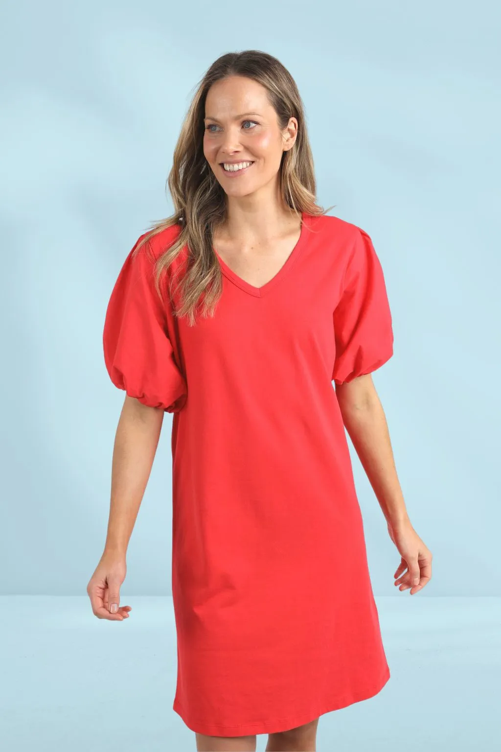 Elm Joy Dress Bittersweet Red