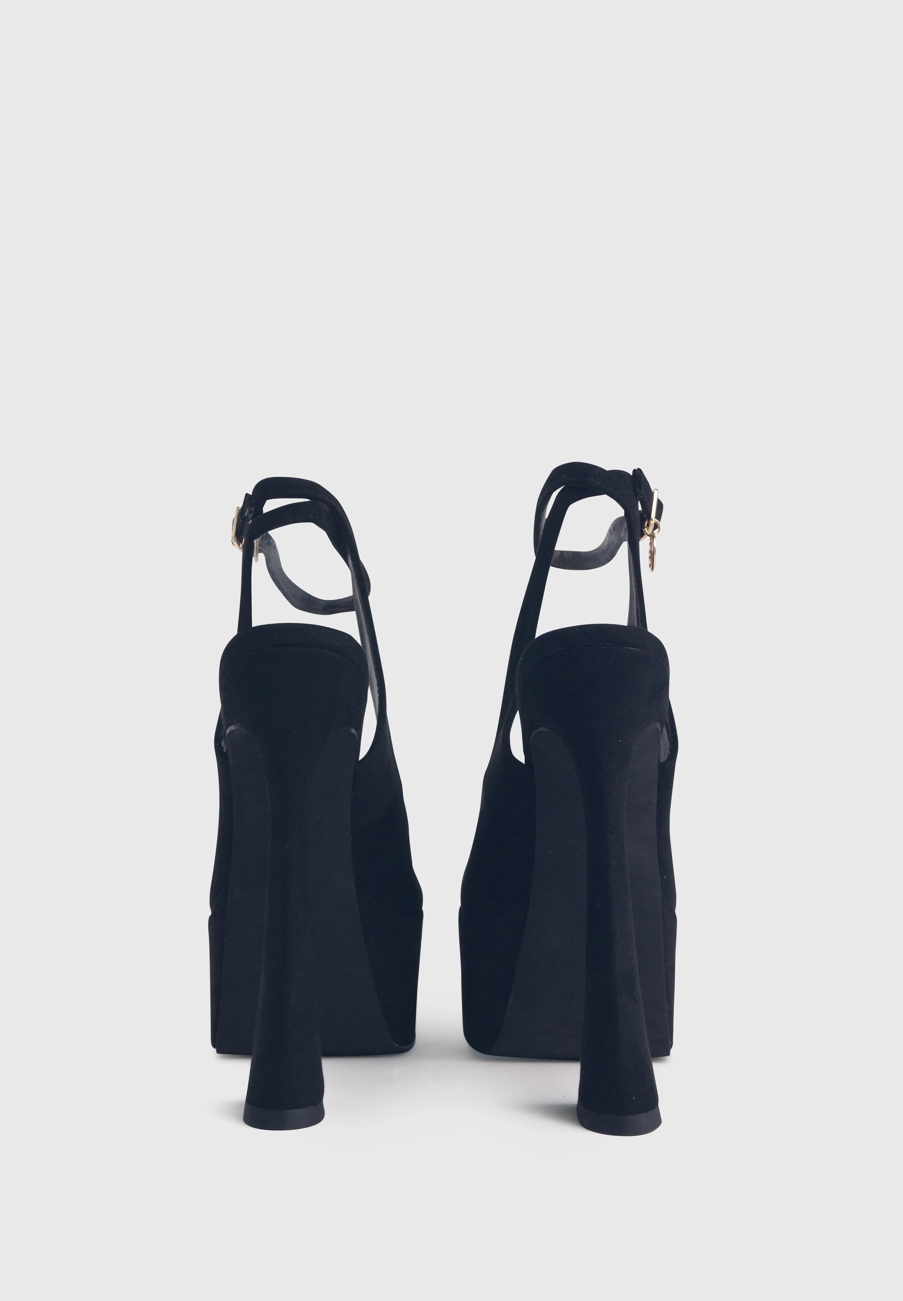 EMILY Nero - Décolleté mules plateau a punta