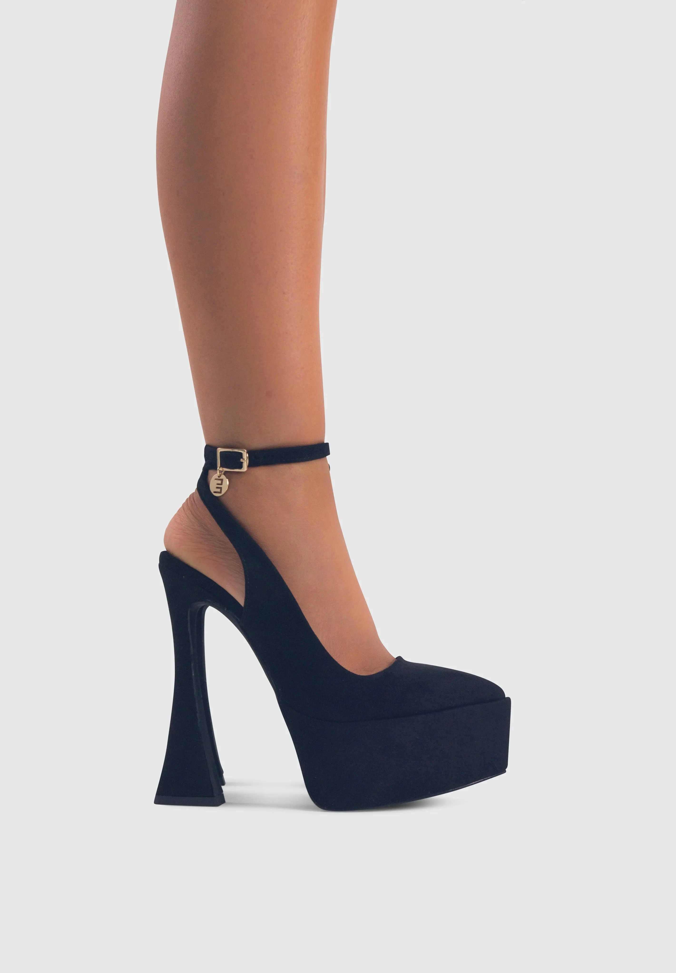 EMILY Nero - Décolleté mules plateau a punta