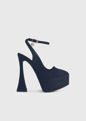 EMILY Nero - Décolleté mules plateau a punta