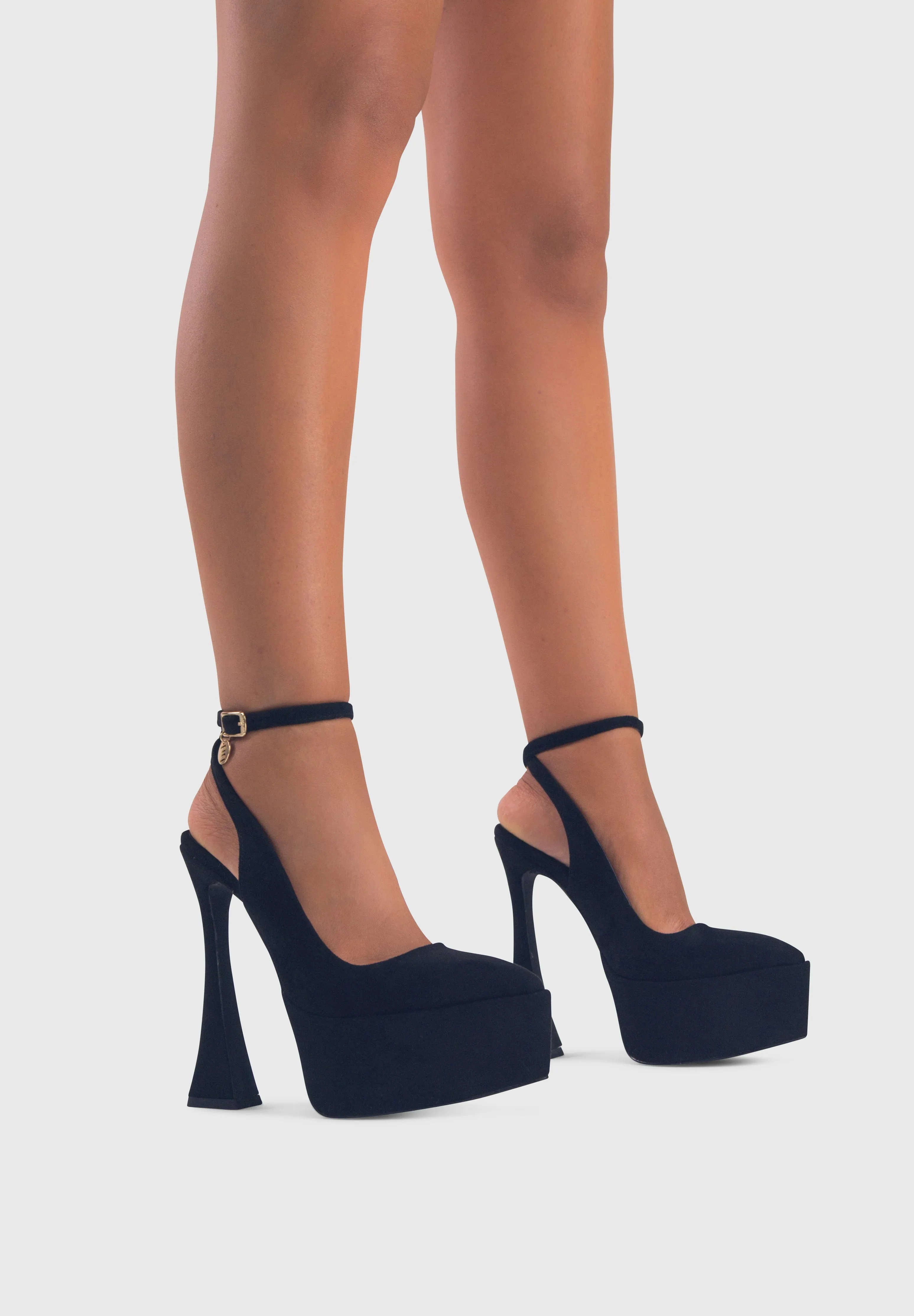 EMILY Nero - Décolleté mules plateau a punta