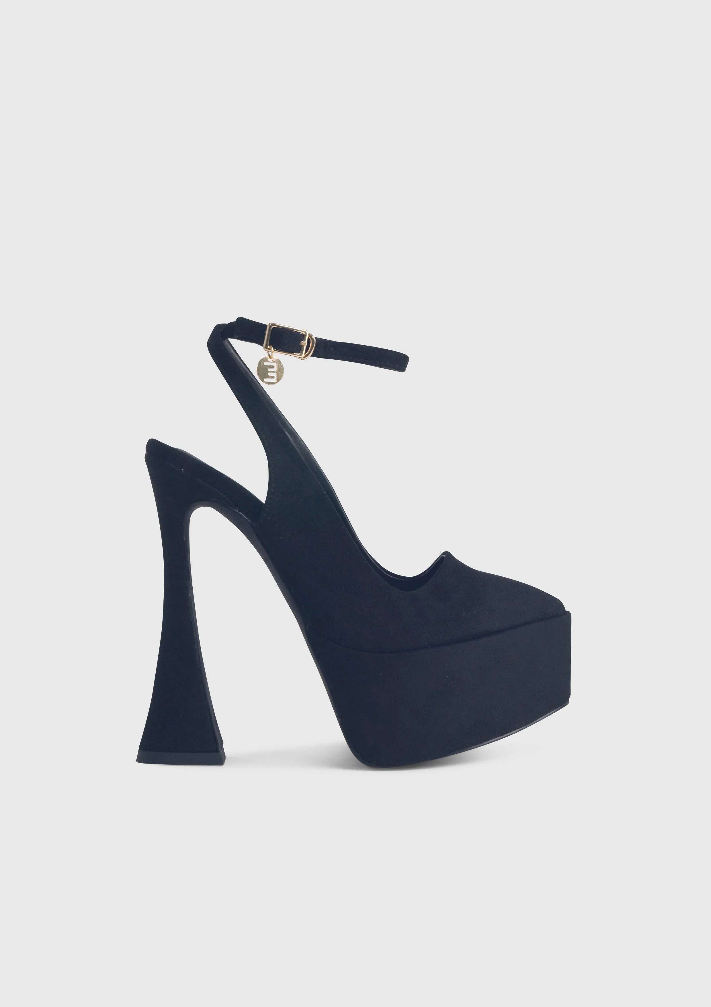 EMILY Nero - Décolleté mules plateau a punta