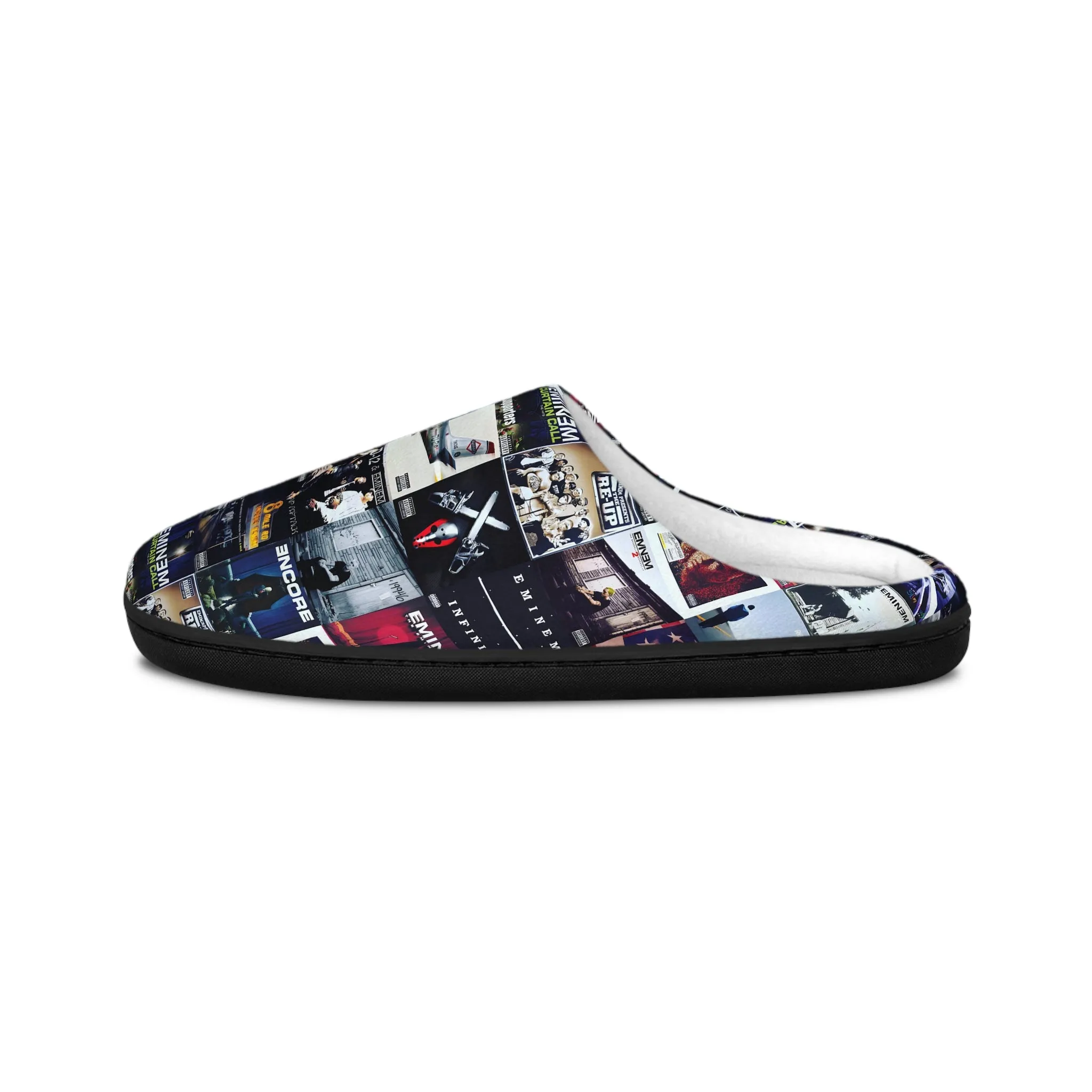 Eminem Album Art Cover Collage Men's Indoor Slippers