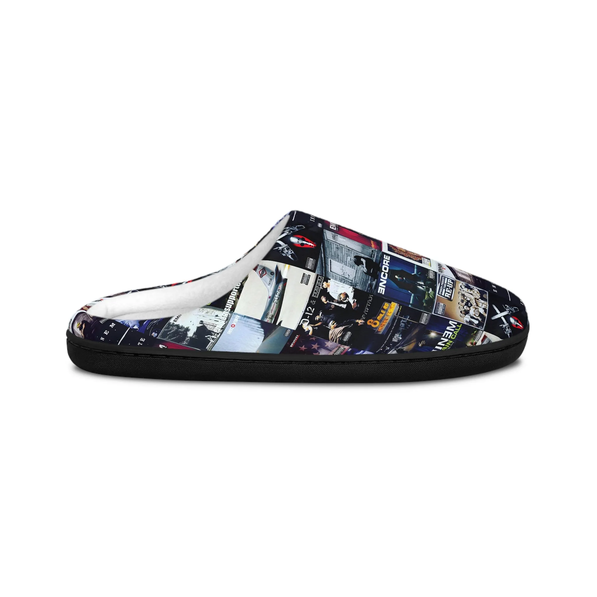 Eminem Album Art Cover Collage Men's Indoor Slippers