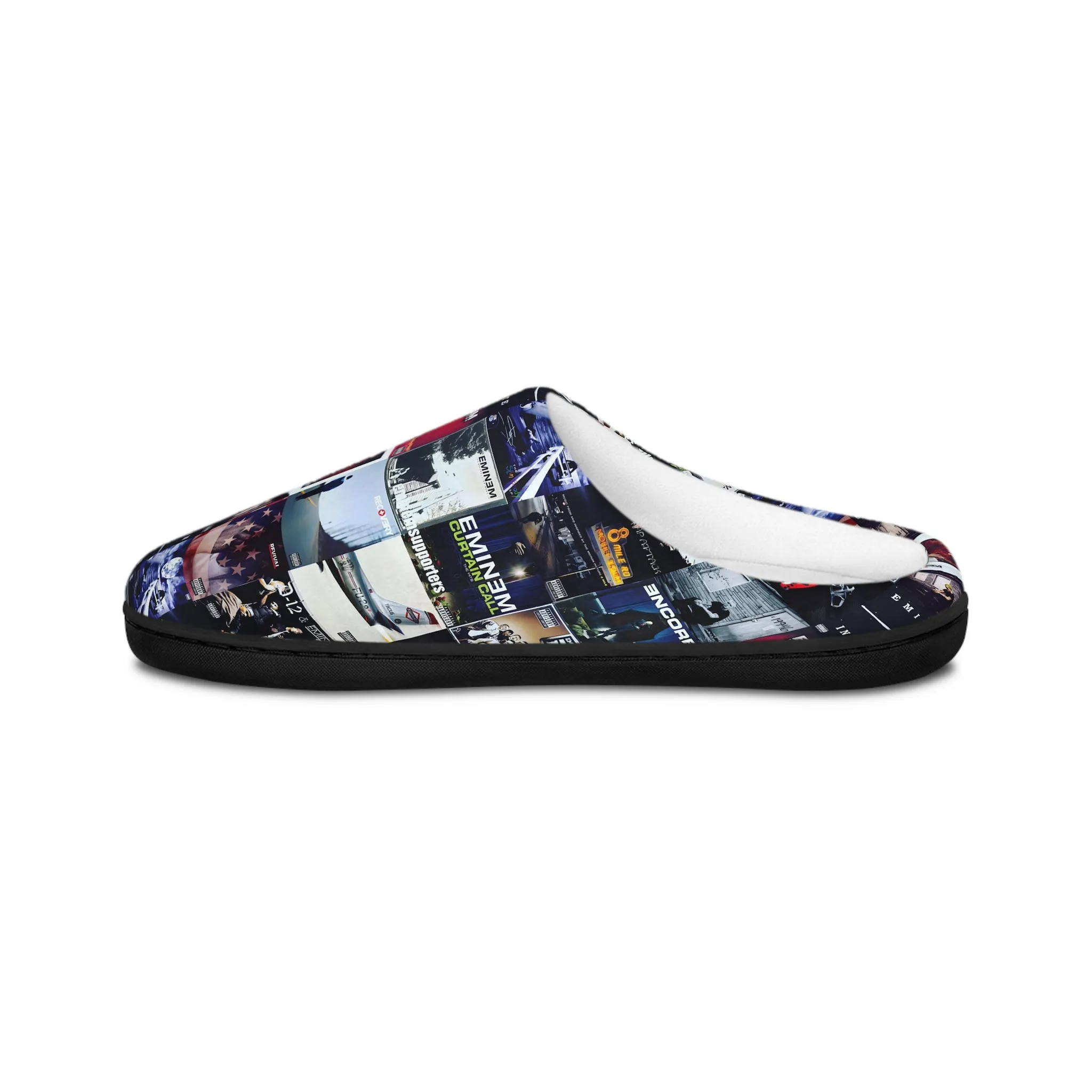 Eminem Album Art Cover Collage Men's Indoor Slippers