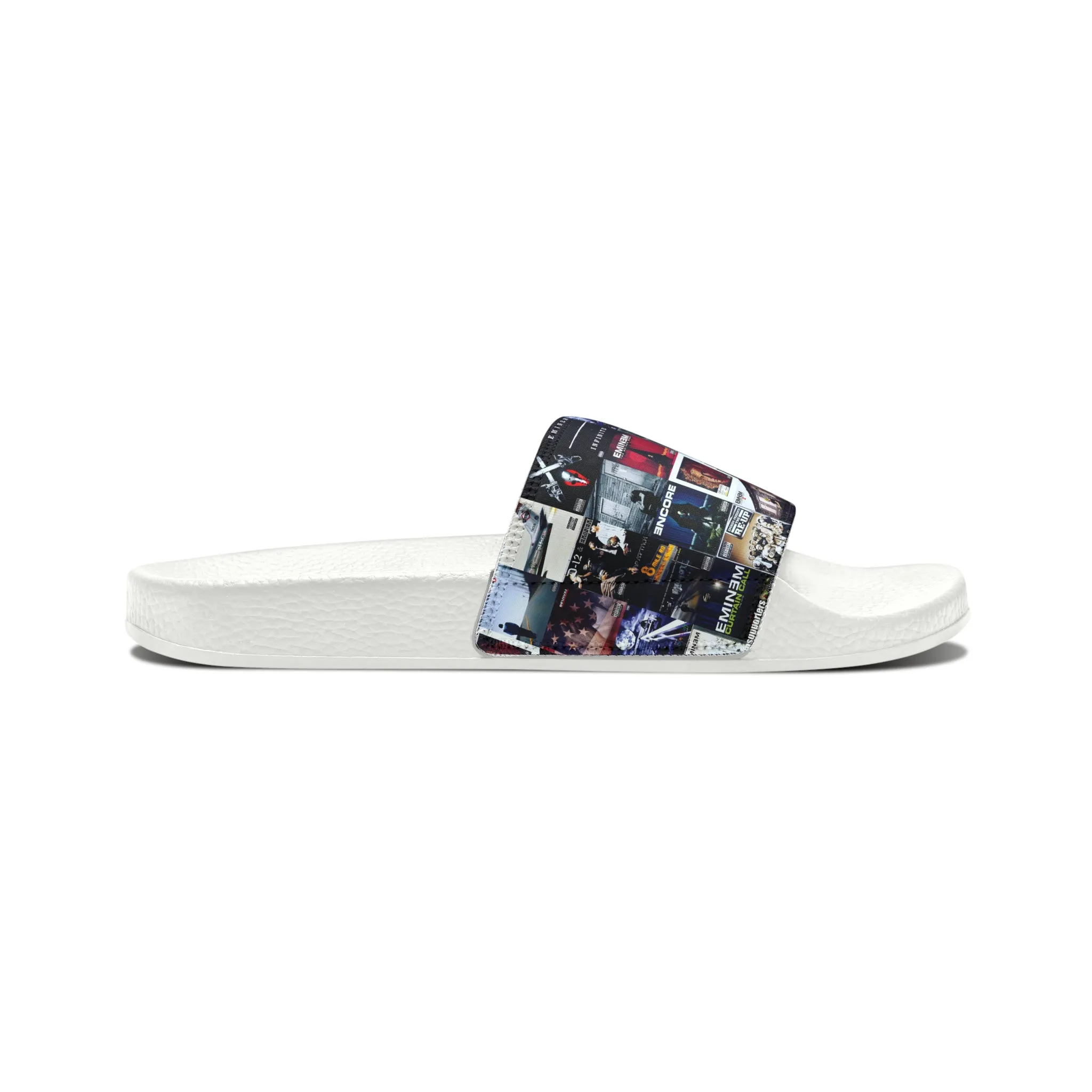 Eminem Album Art Cover Collage Men's Slide Sandals
