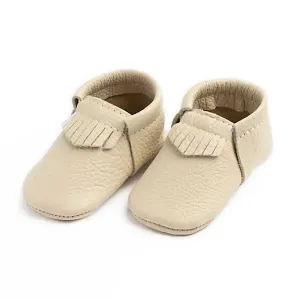 First Pair Moccasins - Cream