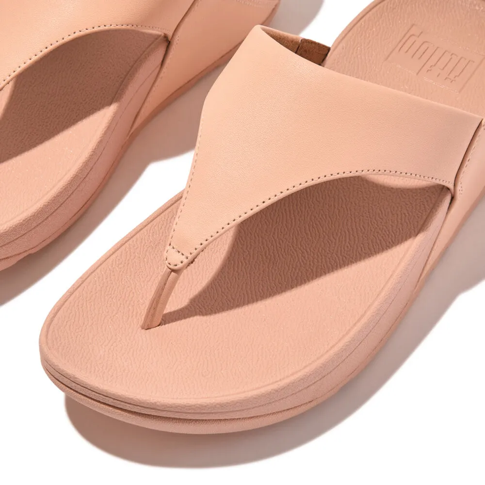 Fitflop Lulu Leather Toe Post Blush