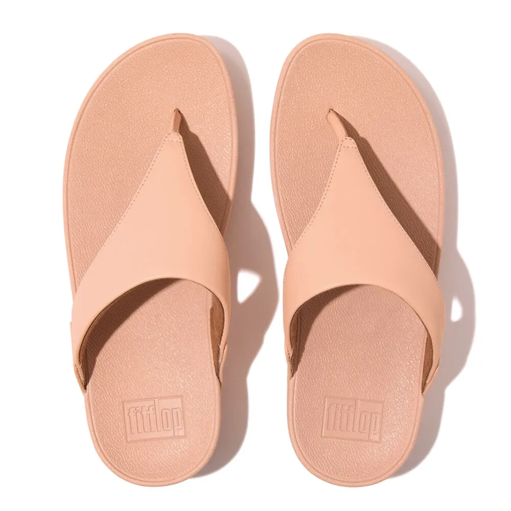Fitflop Lulu Leather Toe Post Blush