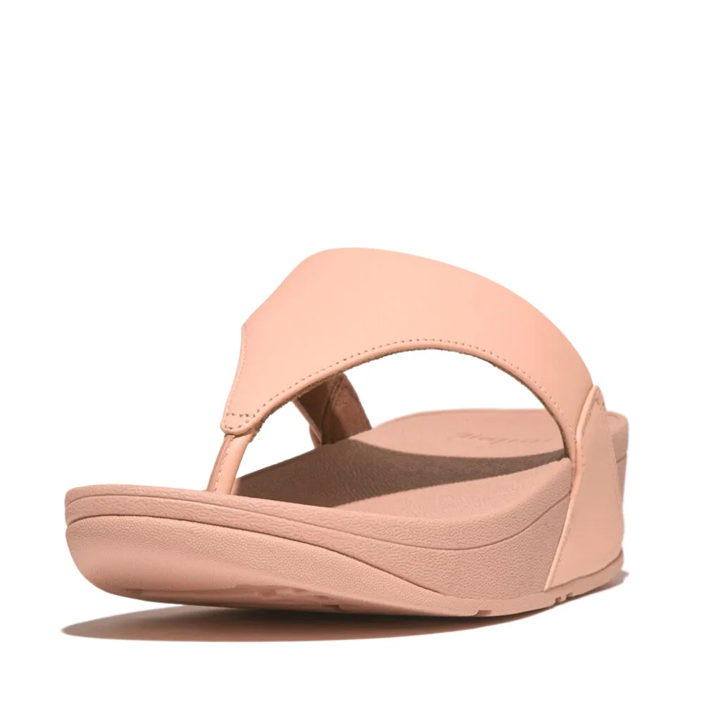 Fitflop Lulu Leather Toe Post Blush