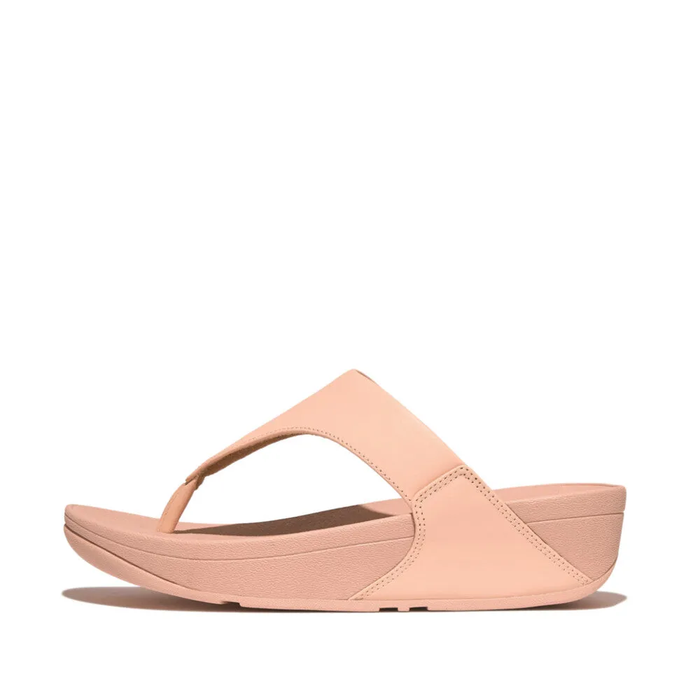 Fitflop Lulu Leather Toe Post Blush