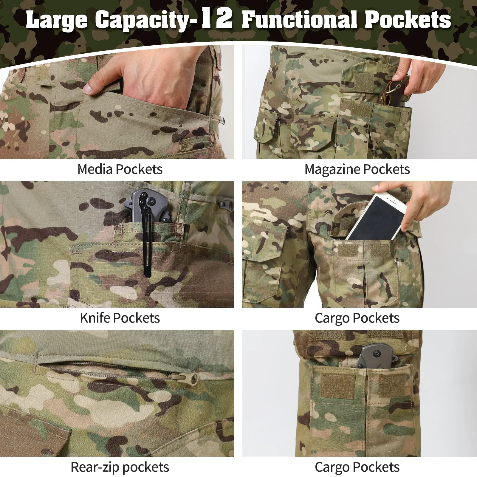 G3 Combat Pants with Knee Pads Tactical Pants