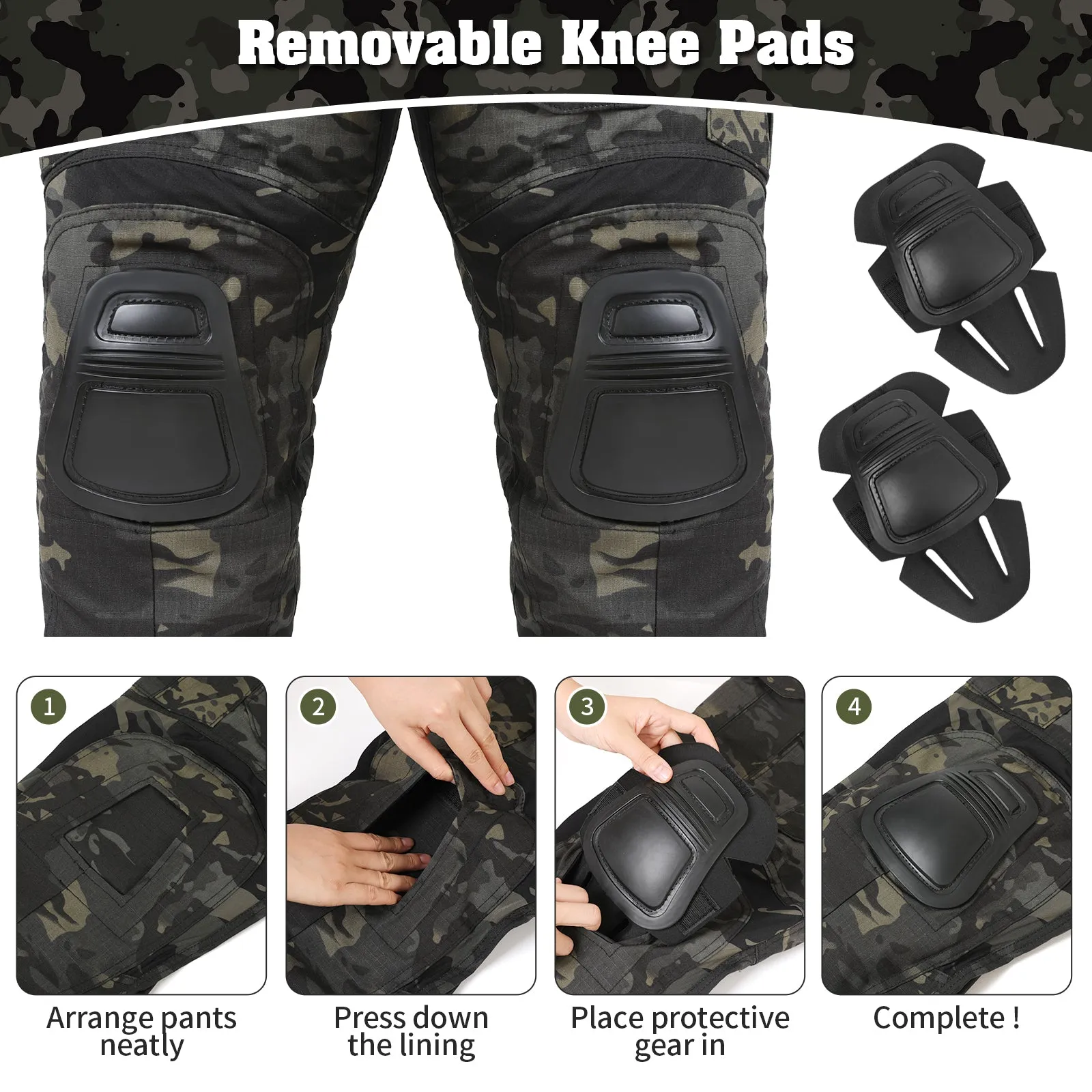 G3 Combat Pants with Knee Pads Tactical Pants