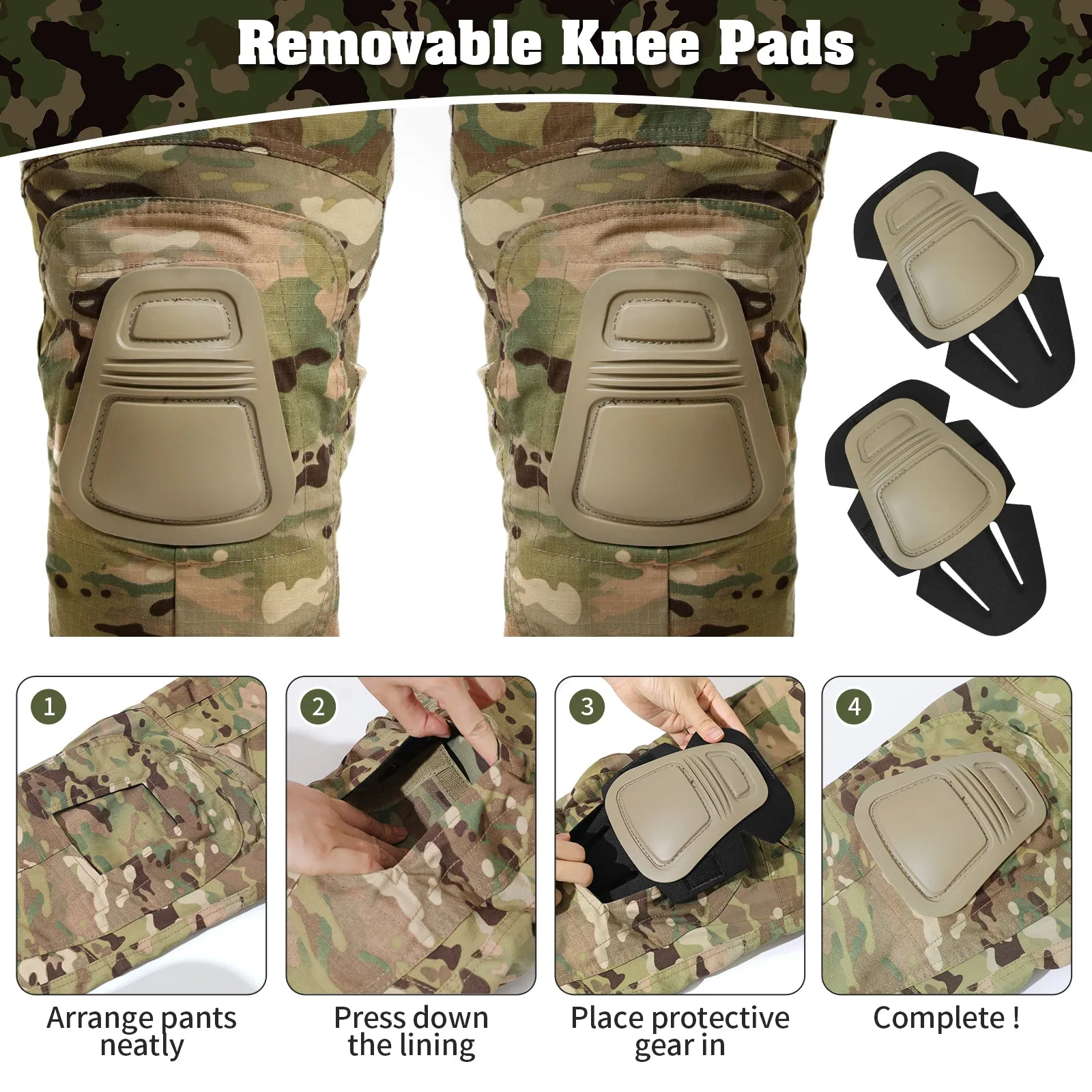 G3 Combat Pants with Knee Pads Tactical Pants